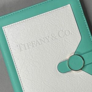 Tiffany & Co. Notebook Journal Magnetic Closure Front Pocket NEW
